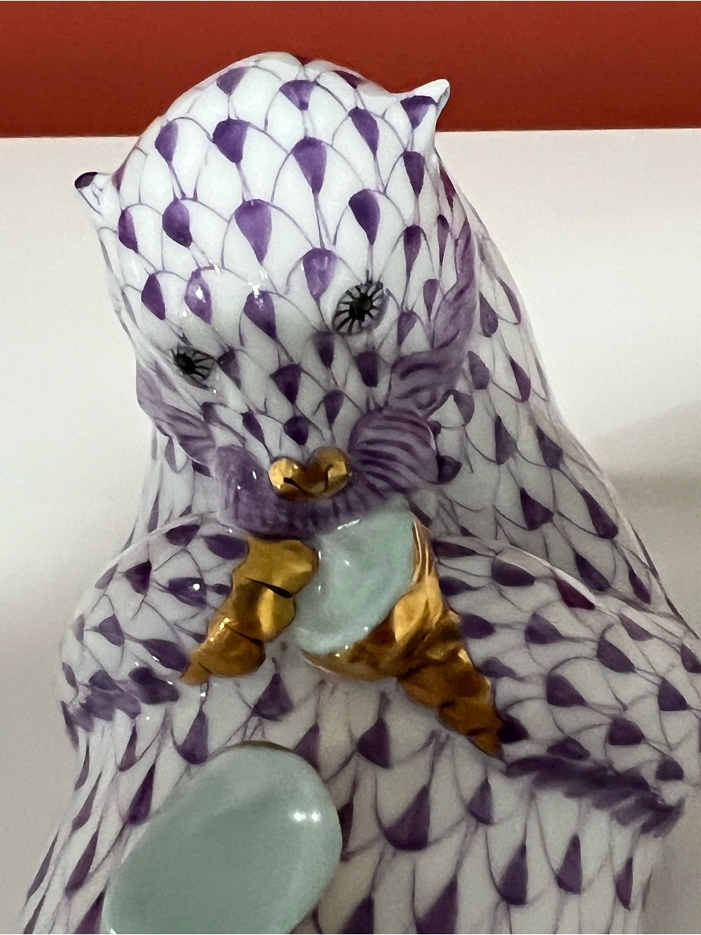Herend porcelain sea otter figurine - Picture 10 of 10